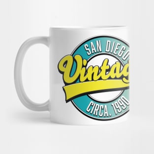 San diego Vintage 1990 logo Mug